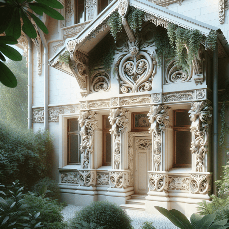 Secesja – ornamentyka i roślinne motywy w architekturze i sztuce użytkowej