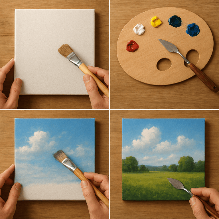 Jak powstają obrazy olejne krok po kroku?