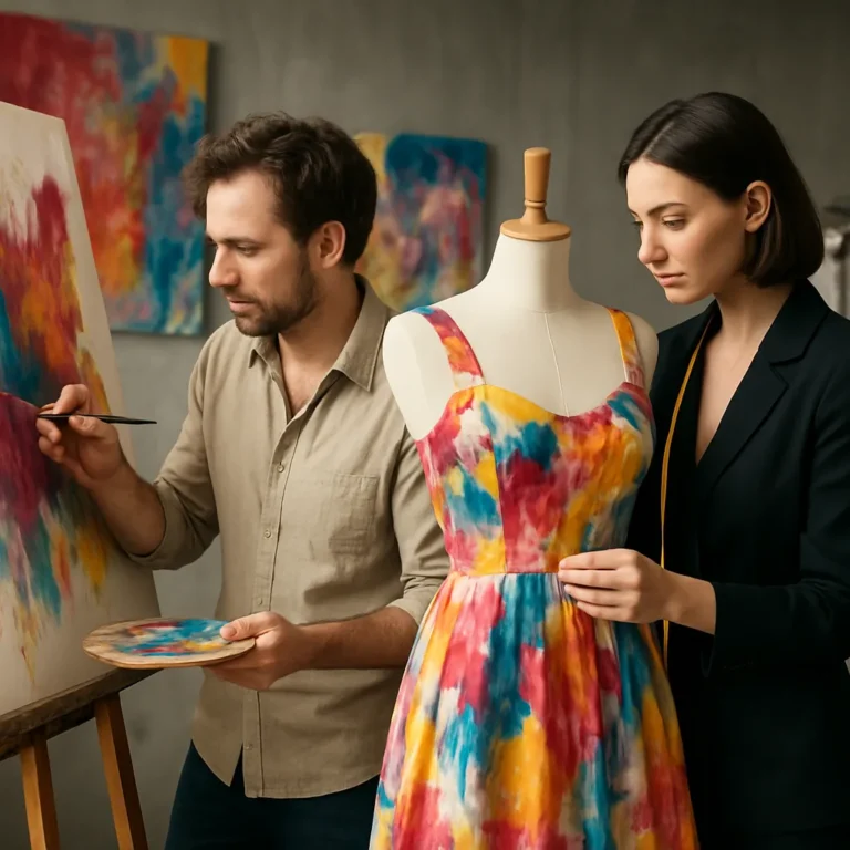 Sztuka a moda – współpraca artystów z projektantami